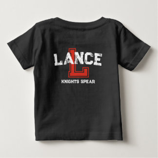 Lanzenname Bedeutung Sport L Monogramm rot Baby T-shirt
