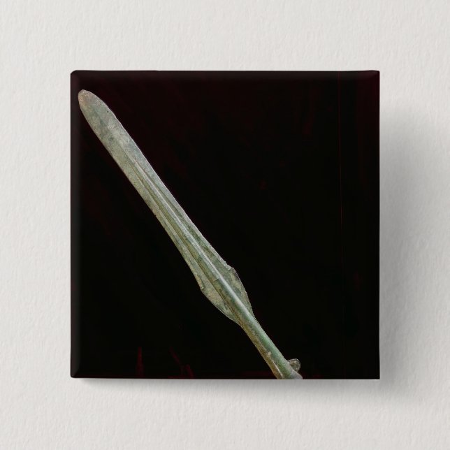 Lanzenpunkt, Yayoi Zeitraum, 200 BC-AD 100 Button (Vorderseite)