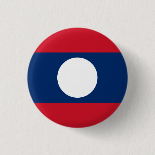 Lao Flag, Flagge von Laos Button