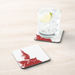 Lao Giant Guardian .. Buddha Park, Vientiane, Laos Getränkeuntersetzer