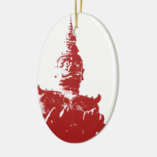 Lao Giant Guardian .. Buddha Park, Vientiane, Laos Keramikornament