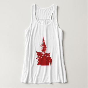 Lao Giant Guardian .. Buddha Park, Vientiane, Laos Tank Top