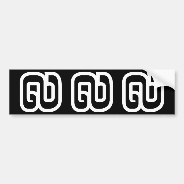 Lao / Laos Number Nine / 9 / ໙ (Kao/Gao) Laotian Autoaufkleber (Vorne)