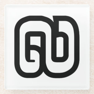 Lao / Laos Number Nine / 9 / ໙ (Kao/Gao) Laotian Glasuntersetzer