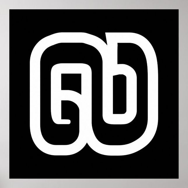 Lao / Laos Number Nine / 9 / ໙ (Kao/Gao) Laotian Poster (Vorne)