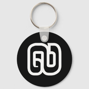 Lao / Laos Number Nine / 9 / ໙ (Kao/Gao) Laotian Schlüsselanhänger