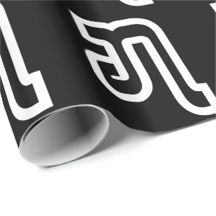 Lao / Laos Number Sieben / 7 / ໗ (Jet/Chet) Laotia Geschenkpapier