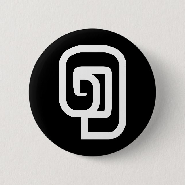 Lao / Laos Nummer 1 / 1 / ໑ (Nung/Nueng) Laotian Button (Vorderseite)