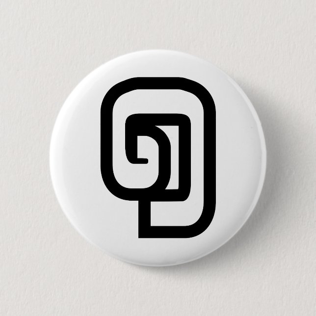 Lao / Laos Nummer 1 / 1 / ໑ (Nung/Nueng) Laotian Button (Vorderseite)