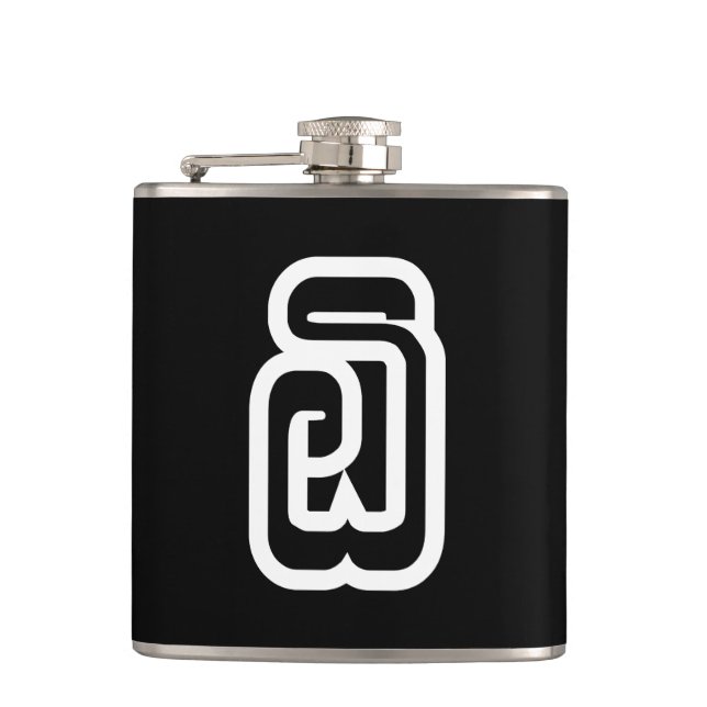 Lao / Laos Nummer 6 / 6 / ໖ (Ho/Hok) Laotian Flachmann (Vorderseite)