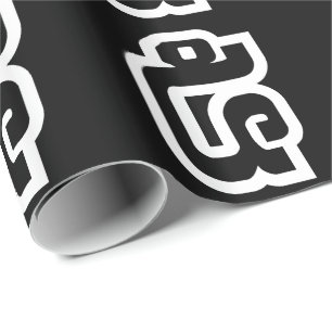 Lao / Laos Nummer fünf / 5 / ໕ (Haa/ha) Laotisch Geschenkpapier