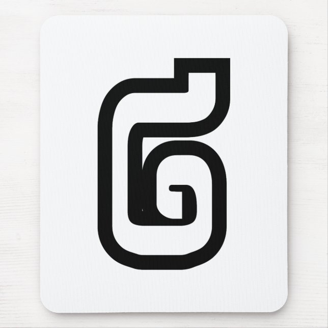 Lao / Laos Nummer Zwei / 2 / ໒ (Song) Laotian Mousepad (Vorne)