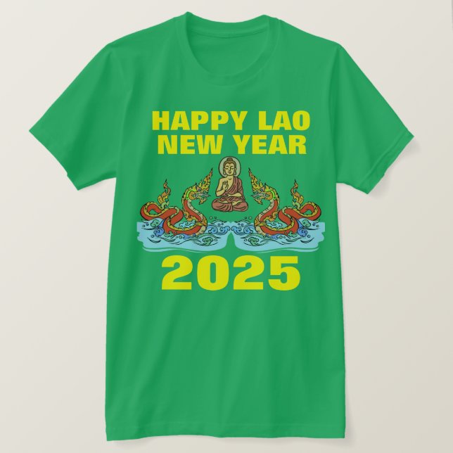 Lao - Neujahr 2025 T-Shirt (Design vorne)