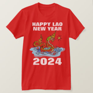 Lao Neujahr Naga 2024 T-Shirt