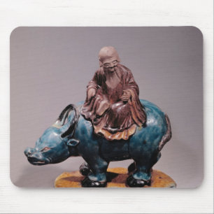 Lao-Tzu auf seinem Büffel, Qing-Dynastie Mousepad