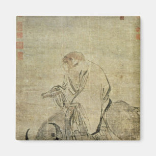 Lao-tzu, der seinen Ochsen, Chinesen, Magnet