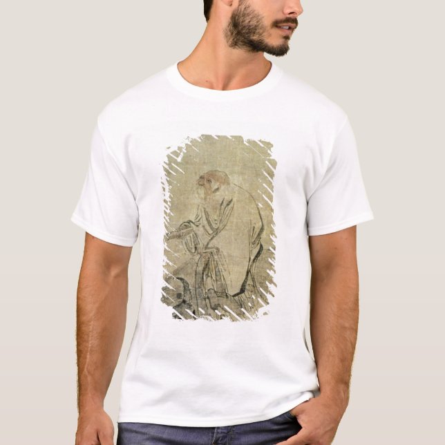 Lao-tzu, der seinen Ochsen, Chinesen, T-Shirt (Vorderseite)