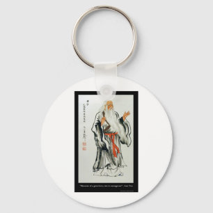 Lao Tzu Große Liebe/mutige Zitate Geschenke T-Shir Schlüsselanhänger