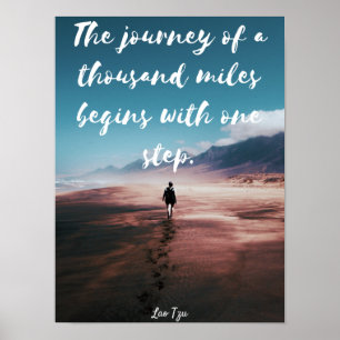 Lao Tzu Inspiration Poster
