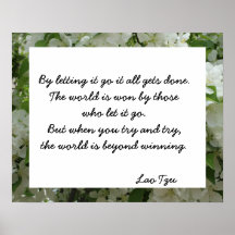 Lao Tzu Lassend Go Zitat Inspiration Poster