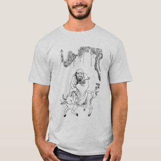 Lao Tzu Ming-Dynastie-chinesische Malerei T-Shirt