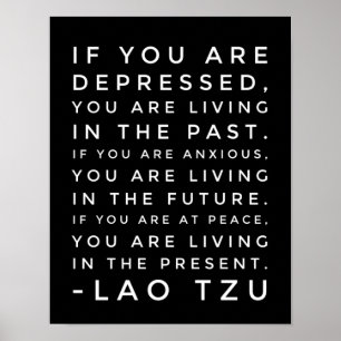 Lao Tzu Philosophie Poster