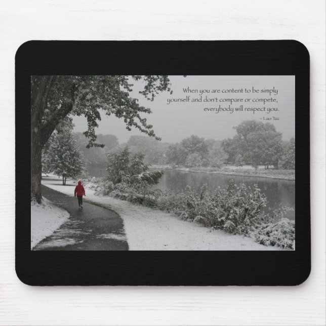 Lao Tzu Quote II Mousepad (Vorne)