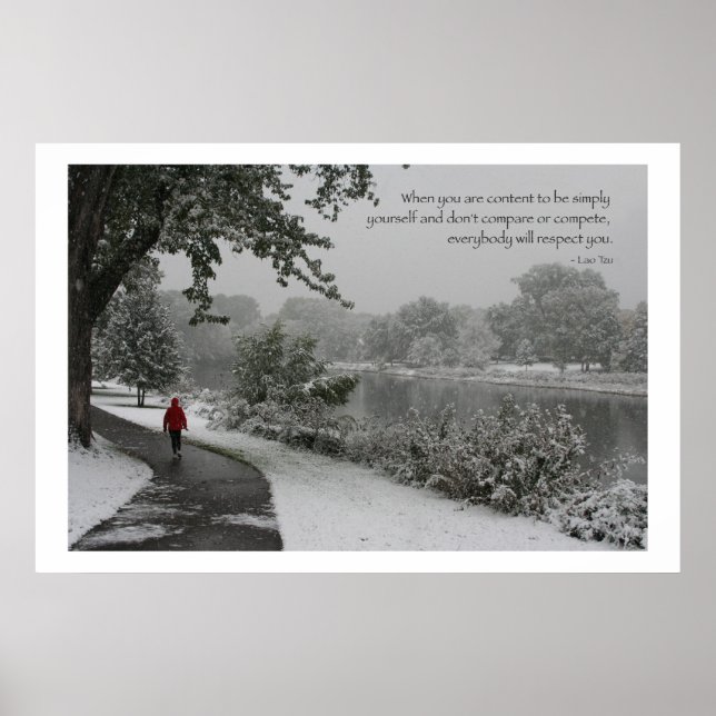 Lao Tzu Quote II Poster (Vorne)