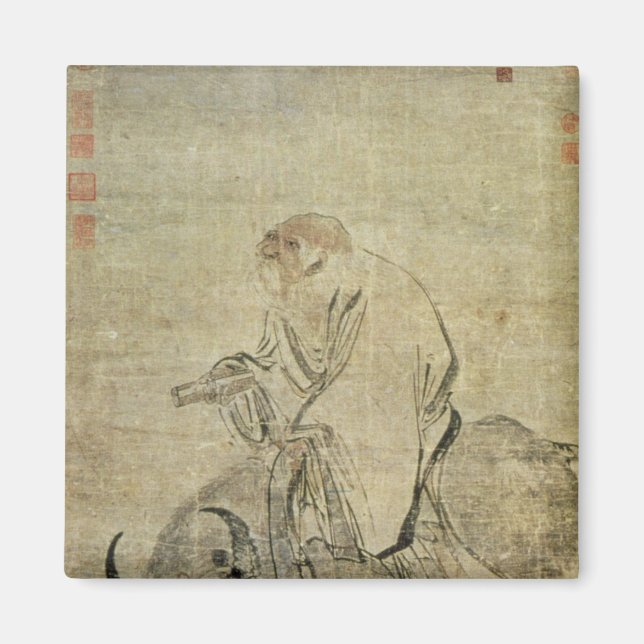 Lao tzu reiten sein Ochse, Chinesisch, Ming Dynast Magnet (Vorne)