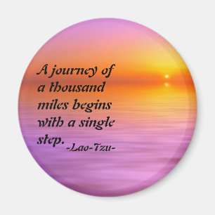 Lao-Tzu zitieren inspirierender Magnet