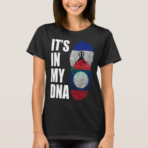 Lao- und Basotho-Mix-DNA-Heritage T-Shirt
