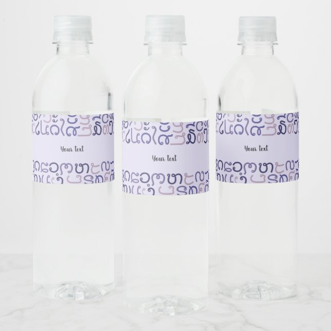 Lao Wasserflaschenetikett (Flaschen)
