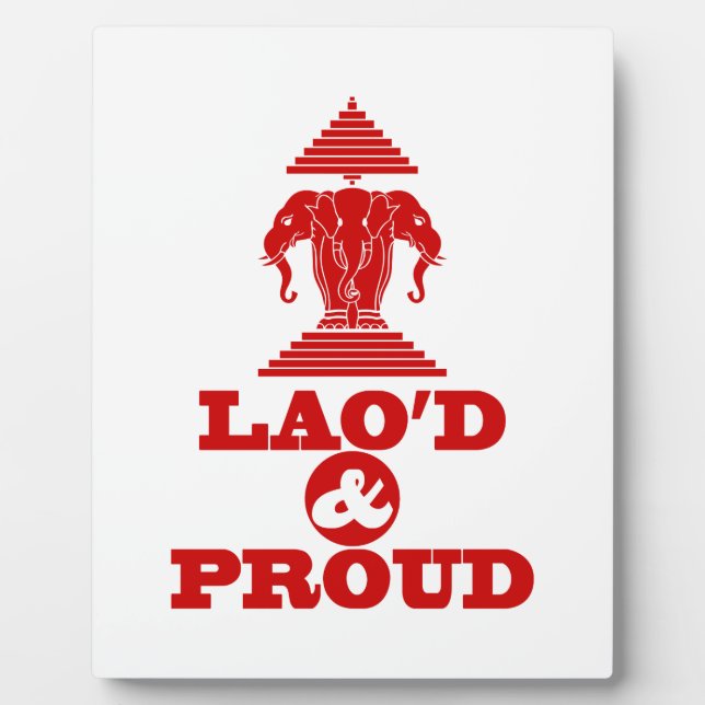 LAO'D & PROUD FOTOPLATTE (Vorderseite)
