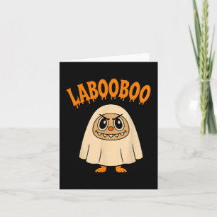 Laoo Halloween Niedlicher Ghost Spaß für Kinder, M Karte