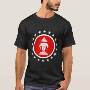 Laos 3 Kopfende Elephant Erawan Star Hoodie T-Shirt