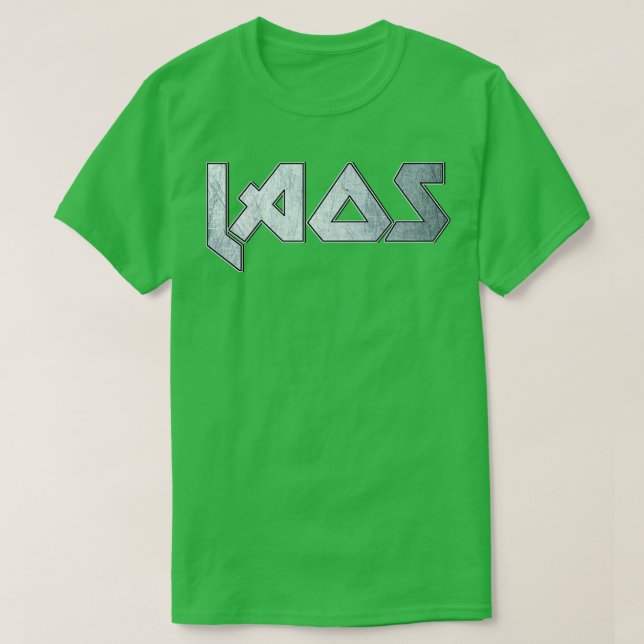Laos aus Schwermetall T-Shirt (Design vorne)