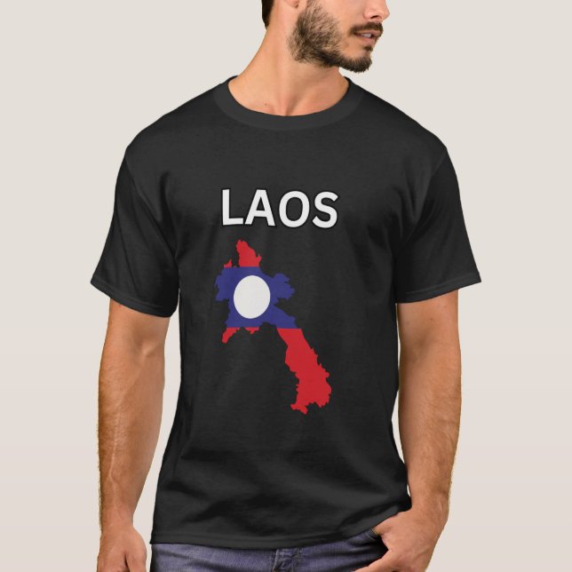 Laos Design T-Shirt (Vorderseite)