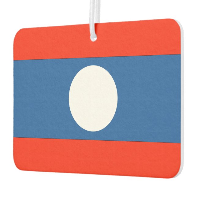 Laos Flag Autolufterfrischer (Links)