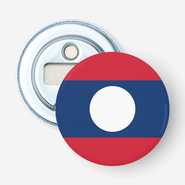 Laos Flag Flaschenöffner (Vorderseite)