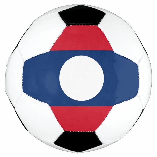 Laos Flag Fußball (Vorderseite)