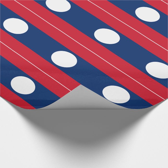 Laos Flag Geschenkpapier (Ecke)