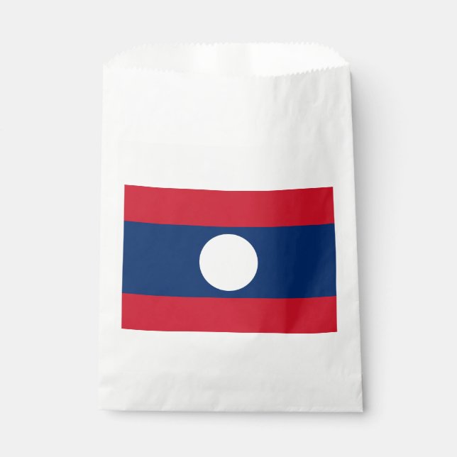 Laos Flag Geschenktütchen (Vorderseite)