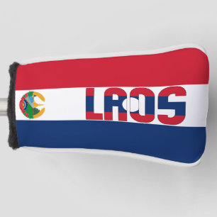 Laos Flag Gorgeous Patriotic Golf Headcover
