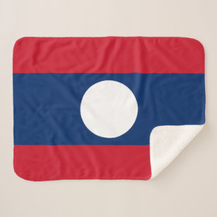 Laos Flag Sherpadecke