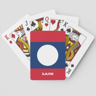 Laos Flag Spiele, Laos Spielkarten