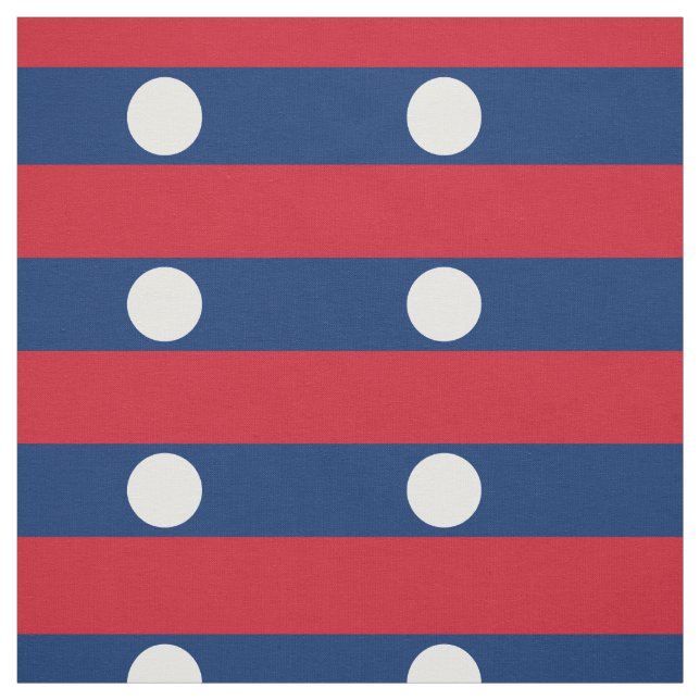 Laos Flag Stoff (Muster)