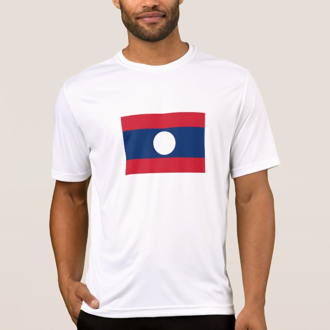 Laos Flag T-Shirt (Vorderseite)