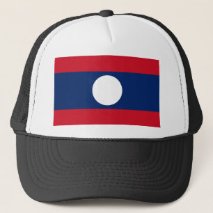 Laos Flag Truckerkappe