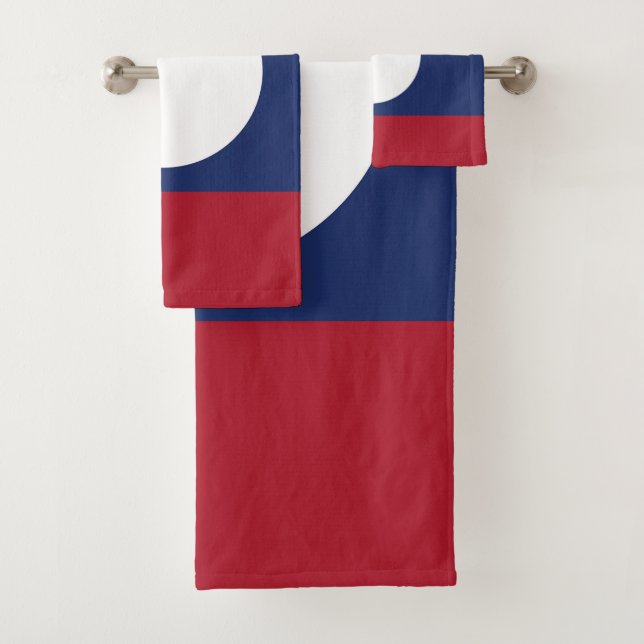 Laos-Flagge Badhandtuch Set (Insitu)