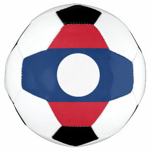 Laos-Flagge Fußball